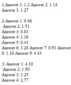 Unit 5 Homework Problems